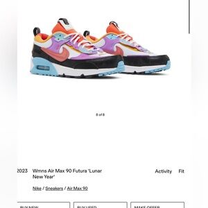 Air Max 90 Futura lunar new year women’s 8 Nike